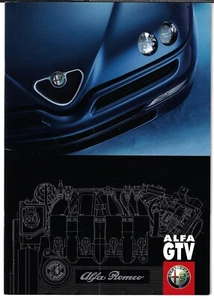 Alfa Romeo GTV 1998-2001 UK Market Sales Brochure 2.0 TS, Lusso & 3.0 V6 24v - Picture 1 of 2