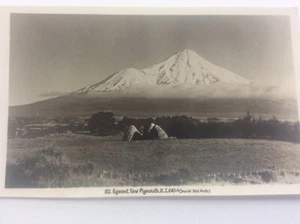 Mount Taranaki Egmont Maunga Dormant snow clad mountain volcano New Zealand - Picture 1 of 3