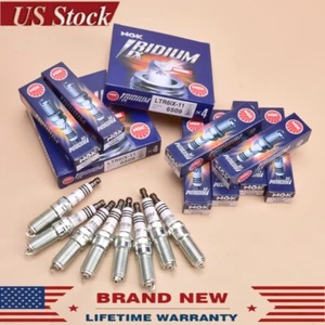 8PCS OEM NGK #6509 LTR6IX-11 Iridium IX Spark Plugs For Ford Cadillac Chevrolet - Picture 1 of 8