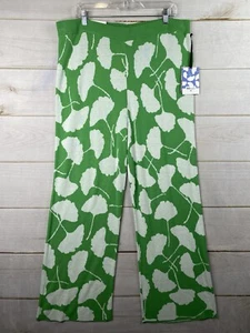 DVF Diane Von Furstenberg Pants Womens XXL Target Ginkgo Green Sweater Knit NWT - Picture 1 of 10