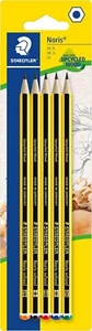 STAEDTLER Noris HB Pencils Pack of 5, Graphite Sketching Drawing Writing Art Set - Picture 1 of 5