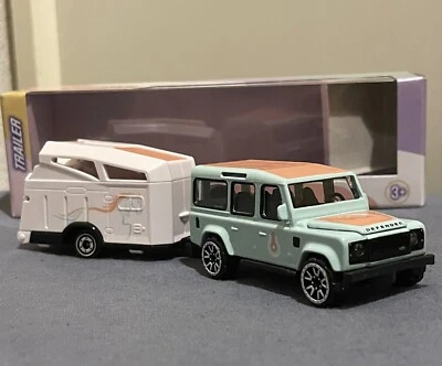 Modellino Majorette Rover Defender 110, Rimorchio Cavallo Trailer Nuovo 2025 - Immagine 1 di 4