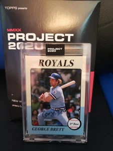 Topps PROJECT 2020 Card 112 - 1975 George Brett by Oldmanalan W/ BOX *PRESALE* - Picture 1 of 1