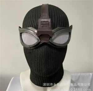 Spider-Man:Far From Home Cosplay Black Latex Headgear Halloween Party Prop  - Picture 1 of 10
