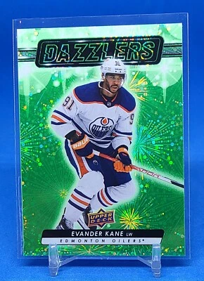 2023-24 Upper Deck Dazzlers Green #DZ15 Evander Kane - Image 1 of 2