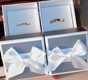Ensemble bracelet de mariage en or jaune 10 carats taille 10 et taille 5,5, 4,62 grammes