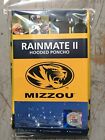 NCAA Missouri Tigers Rain Poncho, One Size, Gold