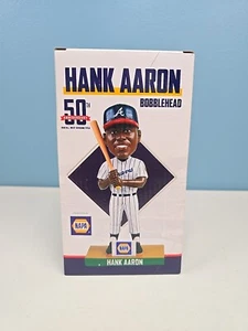 NEW Hank Aaron 50th Anniversary BOBBLEHEAD 1969 NL West Division Title NAPA SGA - Picture 1 of 5