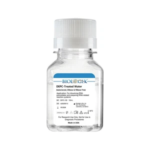 Biologix® DEPC-behandeltes Wasser (DNase, RNase frei), 100 ml/ Flasche, 20 Flaschen/Koffer - Bild 1 von 10