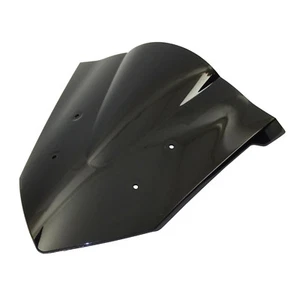 Dark Smoke Double Bubble Front Windscreen Windshield For HONDA CBR650F 2014-2020 - Picture 1 of 6