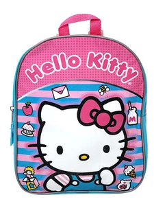 Sanrio Hello Kitty Sweets Backpack 11" Pink Teal Candy - Picture 1 of 4