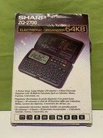 Vintage Retro SHARP ZQ-2700 Electronic Organizer Calculator Calendar Clock Phone