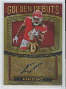 2023 Panini Gold Standard Golden Debuts Rashee Rice /99 #GD-14 Kansas City