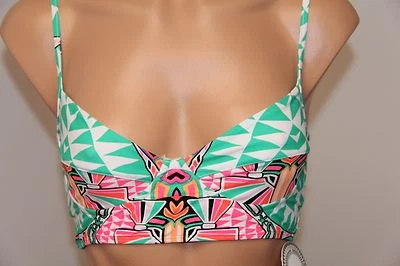 NWT Mara Hoffman Swim Swimsuit Bikini Bra Top Sz XS Underwire Seafoam - Изображение 1 из 4