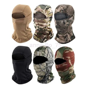 Tactical Balaclava Mesh Face Mask Airsoft Full Face Protection Mask Outdoor Gear - Picture 1 of 57