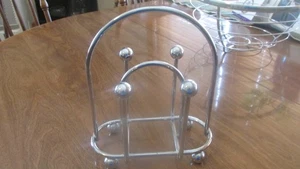 Home Basics Napkin Holder Classic Chrome Wire 8" h x 6.5" w x 3" deep - Picture 1 of 8