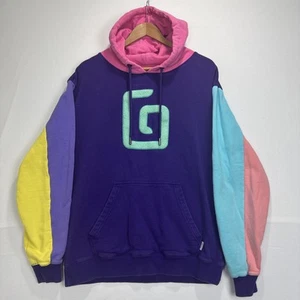 Felpa con cappuccio Karl Jacobs Colorblock Enchantment 2021 taglia Large - Foto 1 di 8