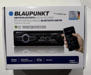 Blaupunkt TORONTO TRT1049 1-DIN MP3/AM/FM/USB/SD/Aux Bluetooth Media Receiver - Picture 1 of 5