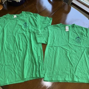 Cub Scouts BSA Uniform Men's & Youth Green Crew Neck Tee Shirt Pack 180 Set Of 2 - Picture 1 of 7
