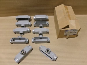 New Box of 10 Madison Electric LT-75-CB 3/4" Type T Combination Conduit Body AK - Picture 1 of 3