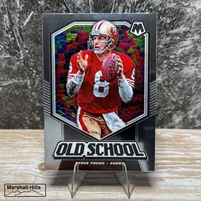 Steve Young - Old School - 2020 Panini - Mosaic Football OS5 - Image 1 of 2