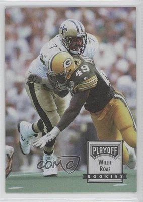 1993 Playoff Contenders Willie Roaf #114 Rookie RC HOF - Image 1 of 2