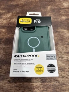 Coque étanche verte Otterbox Free Iphone 14 Pro Max - Photo 1 sur 2