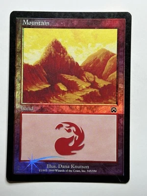 Mountain () Mercadian Masques 345 Foil MTG Card LP-NM - Image 1 of 2