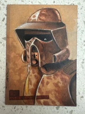 Star Wars Clone Wars Sketch Card Artist Jim Kyle ARF Trooper - Image 1 of 2