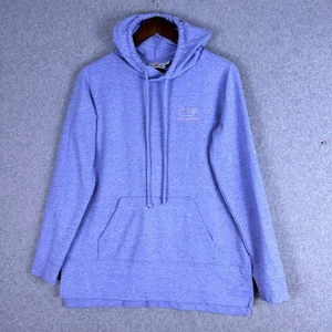 Sudadera con Capucha Vineyard Vines Edgartown Mujer XS Azul Grande Rosa Ballena Preppy Informal - Imagen 1 de 15
