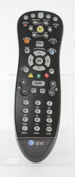 AT&T U-verse Standard TV Remote Control - Black (S10-S3) - Image 1 of 1