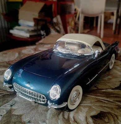 MIRA 1/18 - CORVETTE CHEVROLET (1954) - Modellino Auto Metallo - Spagna - #29# - Immagine 1 di 4