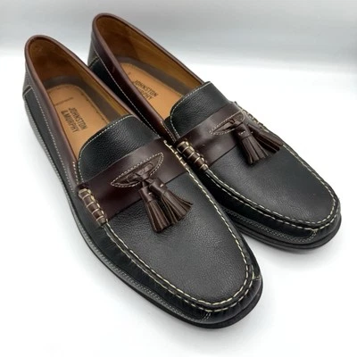 Mocasines Johnston & Murphy para hombre Locklin cuero aceitado borla 25-3981 - talla 11 Foto 1 de 4