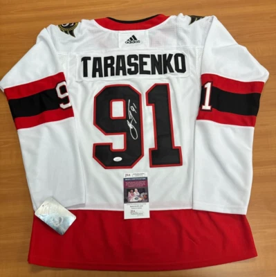 Vladimir Tarasenko Autographed Signed Jersey Ottawa Senators JSA COA Size L 52 - Image 1 of 3