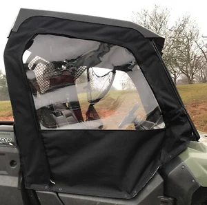 Honda Pioneer 700 Side Door Upper Cab Enclosure Doors Custom Made | Black - Photo 1 sur 1