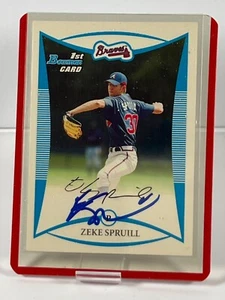 SIGNED 2008 Bowman Draft Picks & Prospects Gold #BDPP60 Zeke Spruill (RC) - Picture 1 of 2