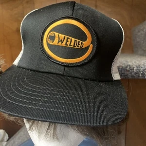 Vintage Truckers SnapBack Hat Advertising Welded - Picture 1 of 4