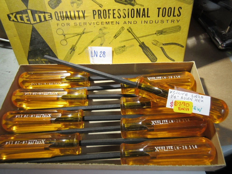 XCELITE LN-28 1/4" Allen Hex Screwdriver, NEW - Image 1 of 1