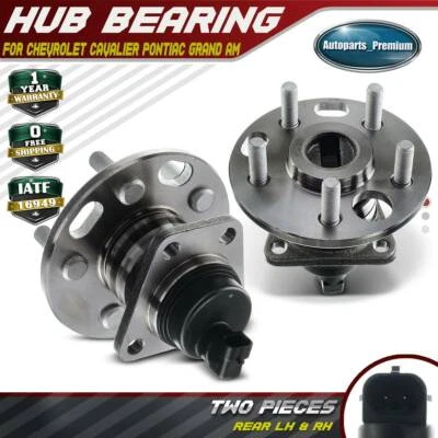 2x Conjunto de cojinete de rueda y buje trasero para Buick Skylark Chevrolet Beretta 7466970 Foto 1 de 4