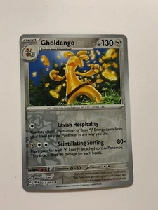 Pokemon Card Paldean Fates Reverse Holographic Gholdengo 067/091 NM - Picture 1 of 2