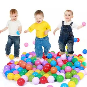 200pcs Colorful Playground Ball Pit Balls Soft Plastic Anti-flexible Ocean Balls - Picture 1 of 9