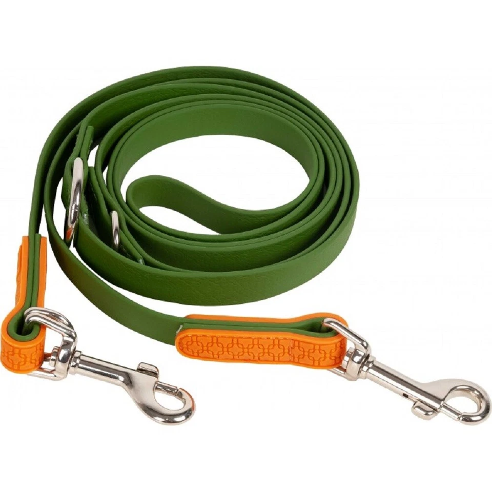 Farm-Land Führleine Oliv/Orange Jagdhund Leine Hundeleine robust - Bild 1 von 1