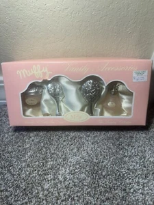 Muffy's Beauty Only Fur Deep Boudoir Collection NIB Mirror Brush Power - Picture 1 of 3