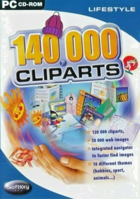 140,000 Clipart Collection - PC CD-ROM Software - Brand New & Sealed - Image 1 of 2