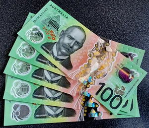 🇦🇺Rare ‘A’ Series $100 Dollar Note Australian RBA UNC Uncirculated Notes ⚡️New - Picture 1 of 2