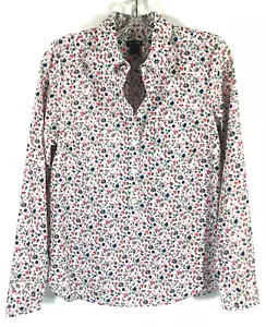 J.CREW Size XS Long-sleeve popover top in vintage floral print - Picture 1 of 6