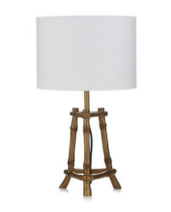 NEUF lampe de table avec - faux bambou