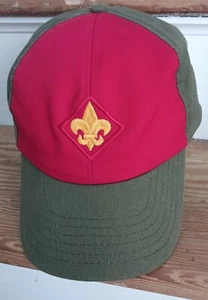 De Colección Boy Scouts Of America BSA Gorra de Béisbol Gorra Roja Verde Snapback M/L Hecha en EE. UU. - Imagen 1 de 8