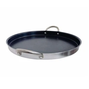 Edelstahl Comal Bratschüssel Grillpfanne 16" Para Carnitas Tacos Tortillas - Bild 1 von 11