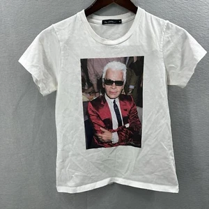 Camicia KARL LAGERFELD x Rose Hartman donna XS foto rara limitata invecchiata - Foto 1 di 15
